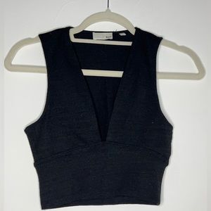 Aritzia Black Wilfred Free Valeria Top Size Small